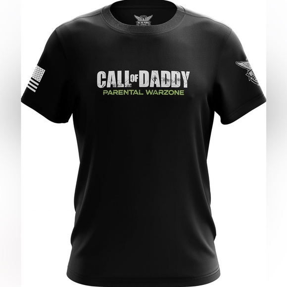 We The People Other - Call of Daddy Black Graphic Tee